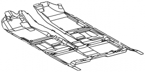 Покрытие пола Toyota Camry v40 07-11