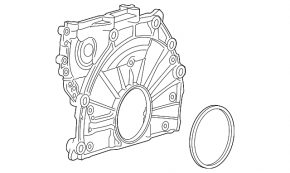 Передняя крышка двигателя BMW X7 G07 19-26 B58B30C 3.0T