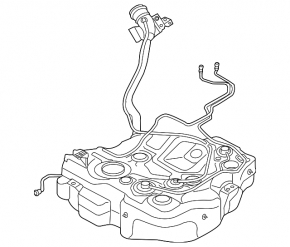 Топливный бак VW Golf 15- 1.8T с заливной горловиной