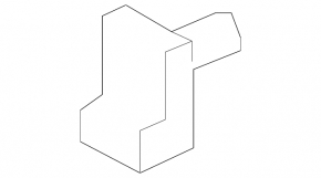 Гачок багажника Nissan Murano z52 15-24 чорний, тип 3