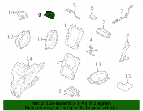 Динамик в торпеде левый Subaru Outback 20-24 harman kardon