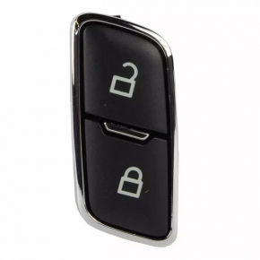 Кнопка блокировки двери передней правой Ford Edge 16-24 черн с хромом
