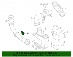 Map Sensor Land Rover Range Rover Velar 18-26 2.0T