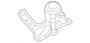 Подушка двигателя правая Nissan Pathfinder 22-25 3.5