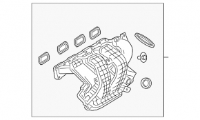 Колектор впускний Mitsubishi Outlander 14-21