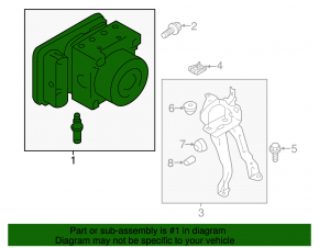 ABS АБС Subaru Impreza 17-18 GK под eyesight