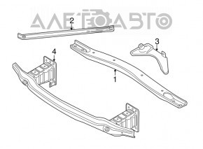 Распорка передних стаканов правая BMW X5 E70 07-13