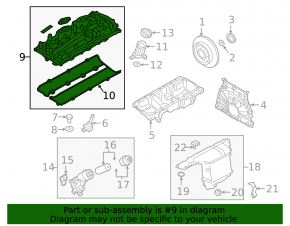 Крышка клапаная BMW X3 G01 18-24 S58, S58T