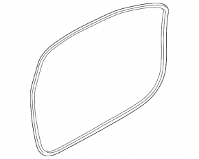 Уплотнитель двери передней левой Audi A4 B9 17-25