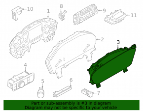 Щиток приборов Ford Escape MK4 23-26 High series-digital 27к, hybrid, level 3, царапины