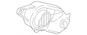 Крышка помпы Audi A6 C7 16-18 2.0T