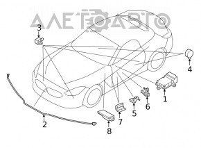 Педаль газа BMW X2 F39 18-24