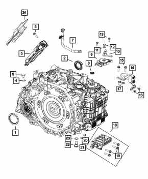 Блок управления АКПП Jeep Compass 23-26 2.0T 8ст-акпп AWD