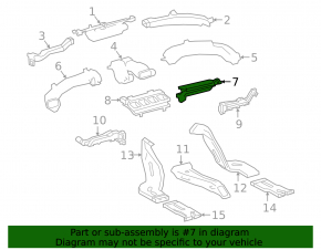 Воздухоприемник печки Toyota Camry v70 18-24
