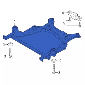 Подрамник передний Ford Edge 15-24 2.0T