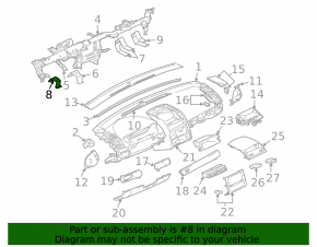 Труба подторпедная усиление Mitsubishi Galant 04-12