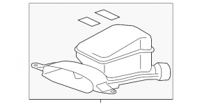 Воздухоприемник Lexus ES300h 13-18