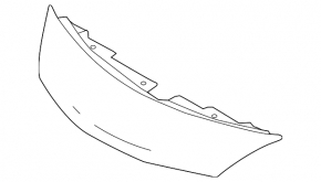 Накладка на решітку радиатора grill Nissan Versa Note 17-19 5d