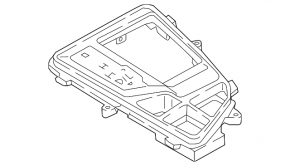 Накладка шифтера Audi A5 F5 17-24 черная