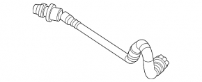 Патрубок системы охлаждения Mercedes C-class W205 300 19-21