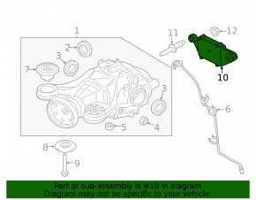 Балансир заднего редуктора Land Rover Range Rover Velar 18-23