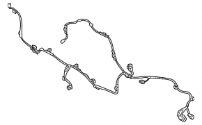 Проводка переднього бампера Mazda CX-50 25-26 під камеру