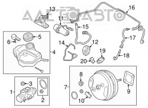 Клапан вакуумный BMW 4 F32/33/36 17-20 B46