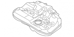 Топливный бак Hyundai Sonata 15-19 2.4