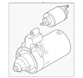 Стартер VW Jetta 19-26 2.0T BOSCH