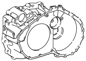 Корпус зчеплення АКПП Toyota Camry v50 12-14 2.5 usa U760E