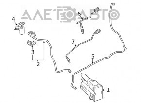 Канистра с углем абсорбер голая BMW X2 F39 18-23 B46, B48