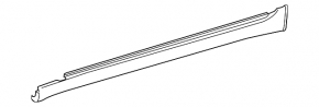 Поріг правий Lexus LS460 LS600h 07-09