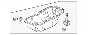 Поддон масляный ДВС Mazda CX-9 16-23 2.5T