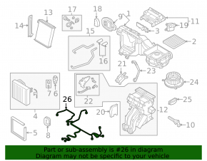 Проводка печі Audi A3 22-26