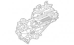 Ручка двери внешняя задняя правая в сборе Chevrolet Equinox EV 24-26
