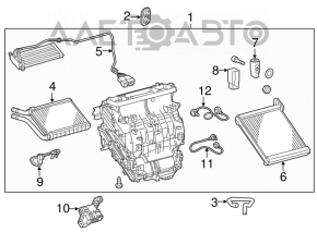 Испаритель Toyota Corolla 14-19
