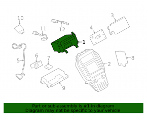 Головное устройство Lincoln MKC 15-16