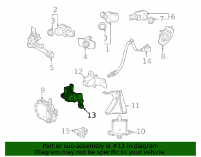 Кронштейн камеры переднего вида Lexus NX 22-25 F sport