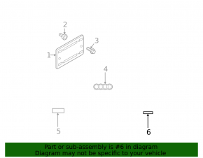Эмблема надпись QUATTRO двери багажника Audi E-Tron 19-23 черный глянец