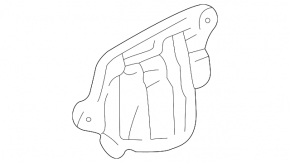 Защита двигателя арка левая Lexus RX300 RX330 04-06