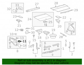 Заглушка обшивки арки правая Lexus RX350 RX450h 10-15 черная