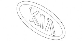 Емблема решітки радиатора grill Kia Sorento 14-15