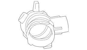 Воздуховод на коллектор Lexus RX350 16-22