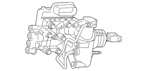 ABS АБС в сборе с ГТЦ Toyota Rav4 20-21 hybrid