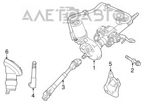 Рулевой карданчик Lexus CT200h 11-17