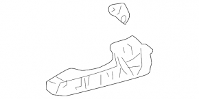 Механізм ручки дверей задньої лівої Toyota Camry v30 2.4