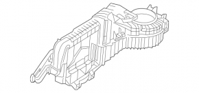 Корпус грубки голий Mercedes C-class W205 15-21