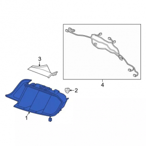 Фонарь правый Ford Mustang mk6 18-23