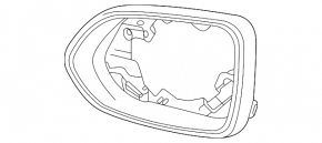 Корпус зеркального элемента правый Chevrolet Equinox EV 24-26