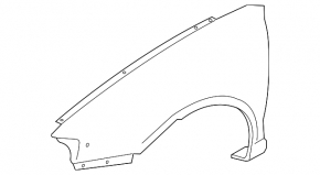 Крило переднє ліве Audi 8V 06-08